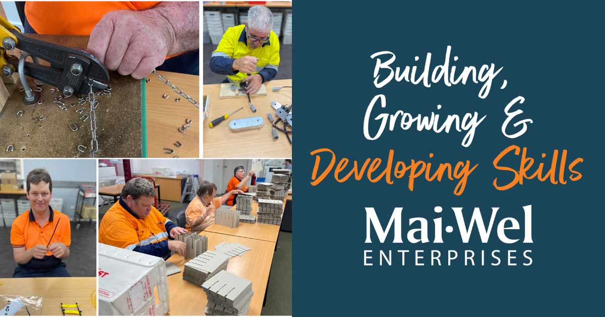 Text says: Building, Growing and Developing Skills